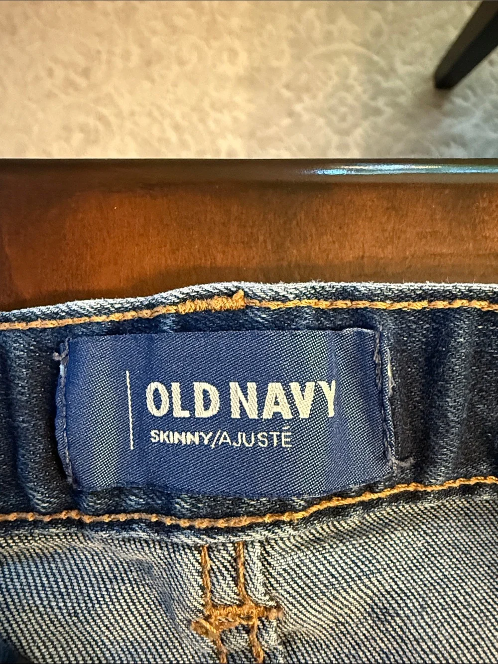 Old Navy Medium Blue Straight Leg Jeans